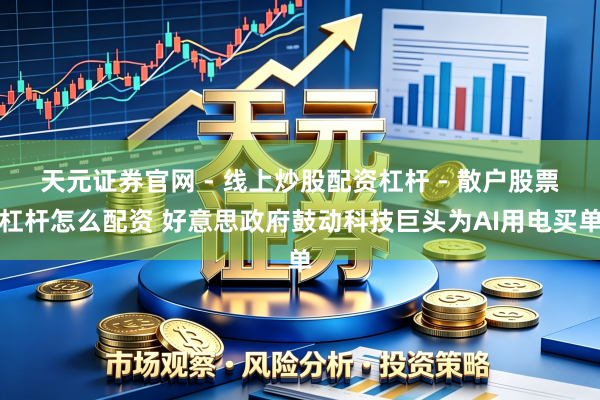 天元证券官网 - 线上炒股配资杠杆 - 散户股票杠杆怎么配资 好意思政府鼓动科技巨头为AI用电买单